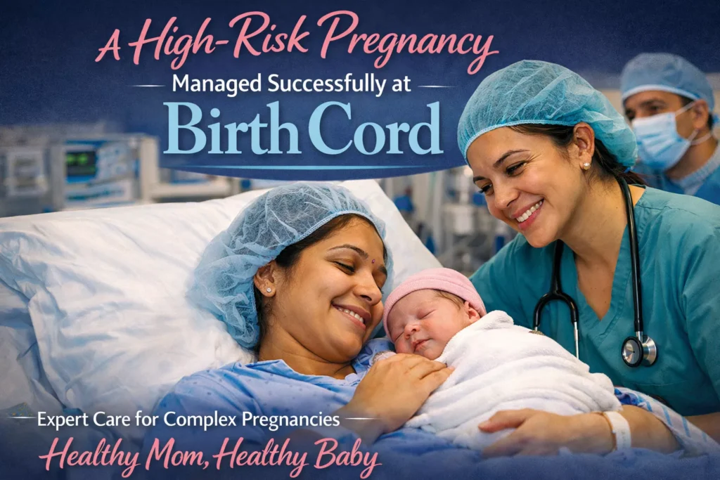 A High-Risk Pregnancy Managed Successfully at Birth Cord by Sri Sri Holistic Hospitals, Kondapur