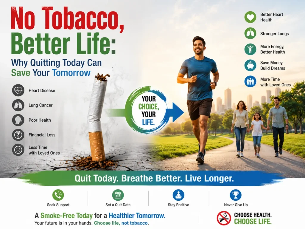 No Tobacco, Better Life: Why Quitting Today Can Save Your Tomorrow