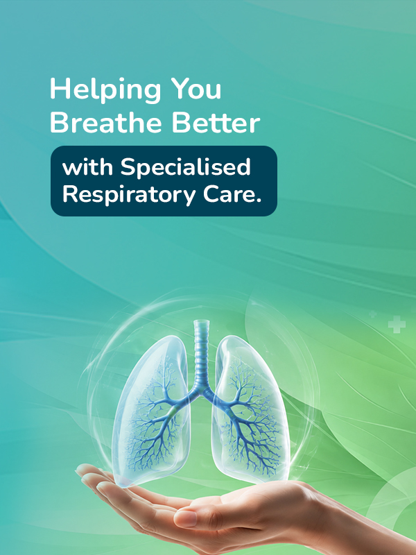 Pulmonology landing page mobile