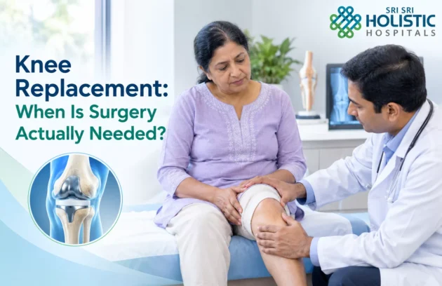 Knee replacement surgery for severe knee pain